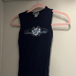 Hawaiian Surf Navy Kids Tank Top